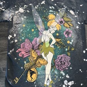 Disney Tink Black and White Graphic Tee